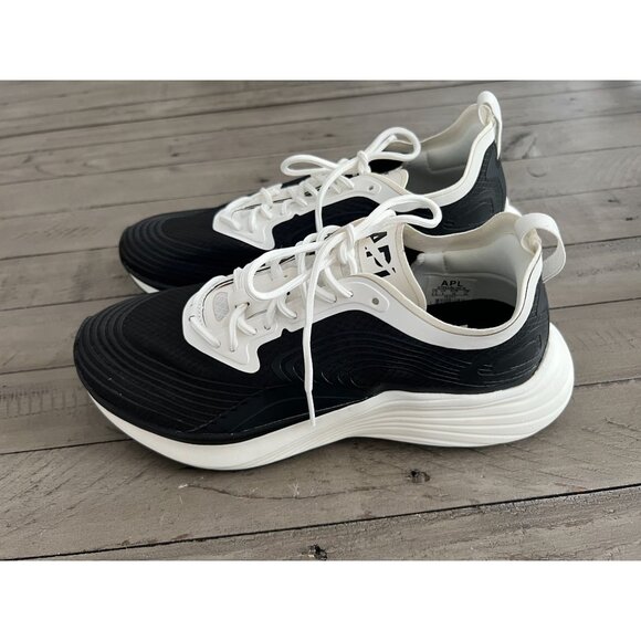 APL Shoes - APL Athletic Propulsion Labs Streamline W Ripstop Sneakers White Black White 8.5